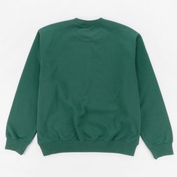 Men’s Carhartt WIP Orbit Crewneck Sweatshirt (Treehouse/White) - Picture 2 of 6